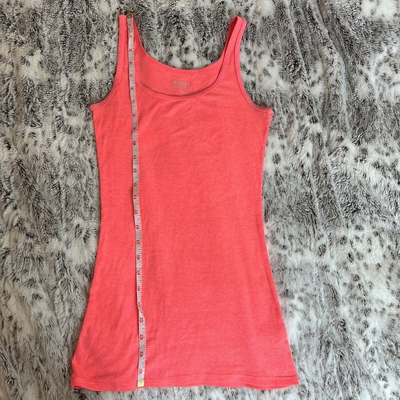 Mossimo Coral Ribbed Tank Size S/P - Picture 5 of 6
